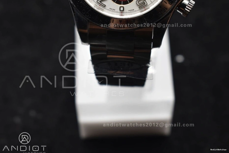 Supportive V SS Markers 1:1 Bracelet SA4130 Best 116509 on White 744 Dial Clean Edition Arabic Daytona 0401